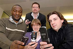 clockwise: Dr Paul Okanda, Dr Reuben Edwards, Andy Cunningham and Dr Elizabeth Phillips