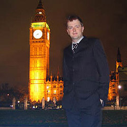 Dr. Jim Wild at the Houses of Parliament