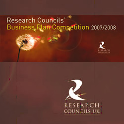 Research Councils Business Plan Competition 2007-08