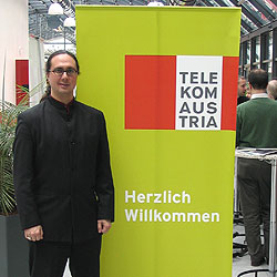Research Fellow Adam Lindsay at Telekom Austria in Vienna