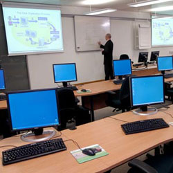 A training room at ICT Focus