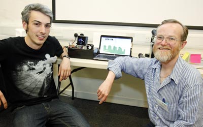 Tripod's Matt Potts and technology consultant Graham Oakes who met through Lancaster University's ISIS programme