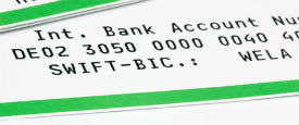 Give by bank transfer