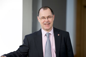 Portrait of Professor Mark E. Smith the Vice-Chancellor of Lancaster University