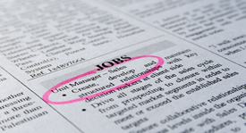 Alt newspaper job section