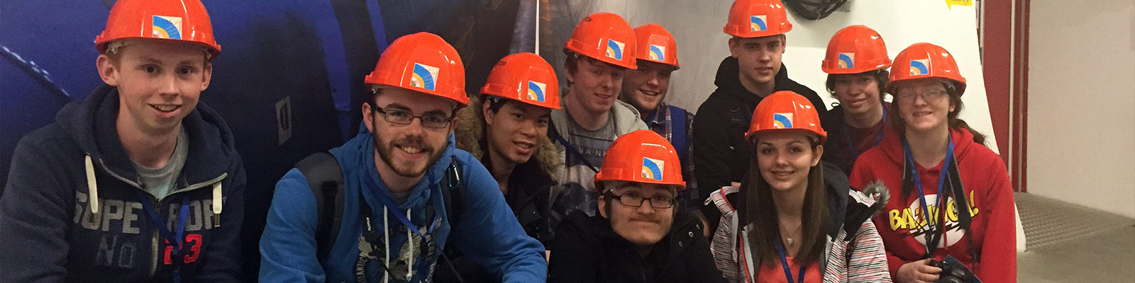 Students at the CERN facility