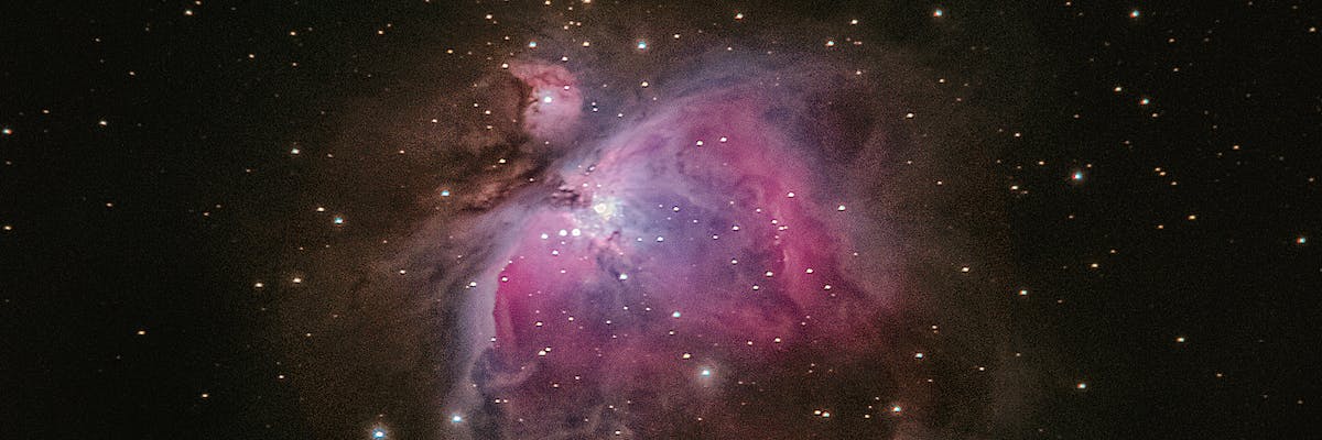 A nebulae captured from a telescope