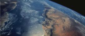 A view of Earth's atmoshere from space
