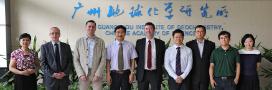 Group photo of those involved in the agreement with Guangdong Chinese Academy of Sciences