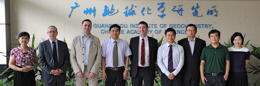 Members of the Chinese Academy of Sciences meet staff from Lancaster Environment Centre