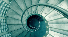 Picture of a spiral staircase