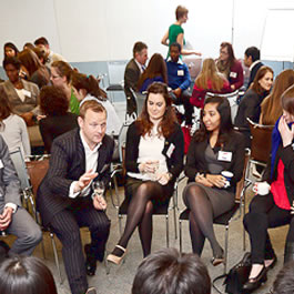 Students and alumni enjoy networking opportunity in London