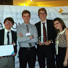 Enactus Lancaster wins 'Most Improved Team' award at national competition