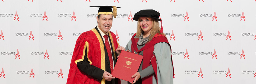 Vice Chancellor Professor Mark E Smith and Dr Nahed Taher