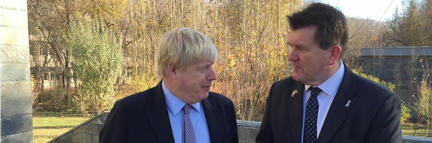 Chris Austin meeting Boris Johnson