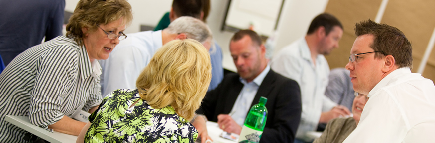 Participants at a Lancaster University workshop for SME owner/managers