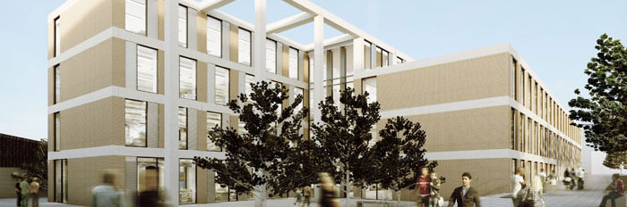 Graphic of the new engineering building
