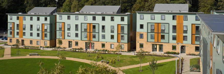Lancaster University is second in the UK for Good Accommodation and Good Security on campus

