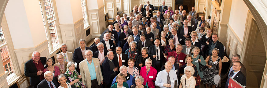 Dozens of the University's first ever graduates gathered for a reunion. Picture by Helen Maybanks.