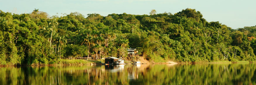 Remote Amazonian community 