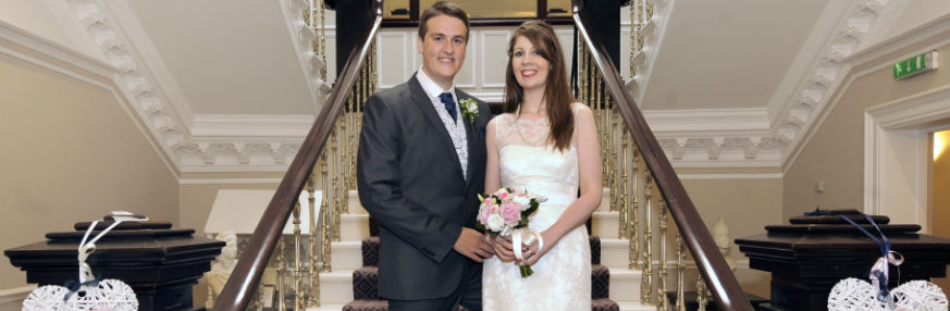 Martyn Duell Marries Helen Linford - Martyn and Helen on their Wedding Day