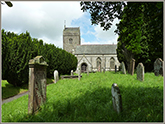 Brigham Church and yew trees