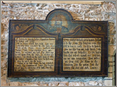 Cartmel Priory: Creed panel