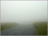 Fog on road to Eskdale