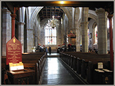 Lancaster Priory Church: interior