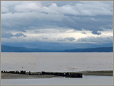 Bay from Hest Bank, stormy weather