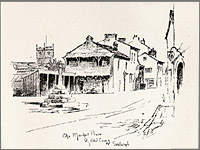 Sedbergh Market: old sketch