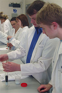 Pupils from local schools get hands-on experience of learning in the lab