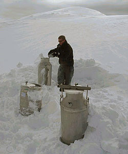 Scientists in the Arctic