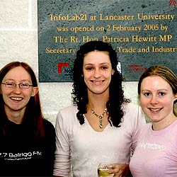 Sara Bury, Rachel Burrows and Emily Griffiths