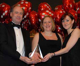 Alan Heywood, Kirstine Whiteley and Emma Edmonson