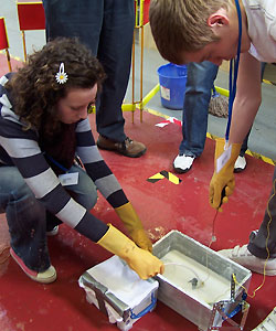 Visiting 14 to 16 years tackled a variety of nuclear engineering challenges during their stay at Lancaster University