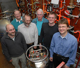The Physics Department's Ultralow Temperature Team
