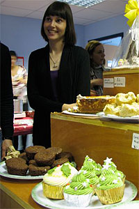 The Whewell Building was transformed into a Christmas fair with craft and cake stalls, games and tombola
