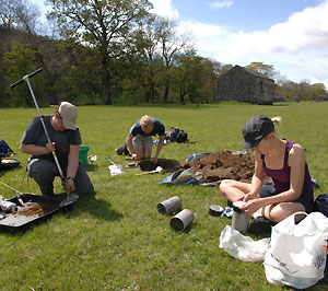 Sampling grasslands in the Yorkshire Dales