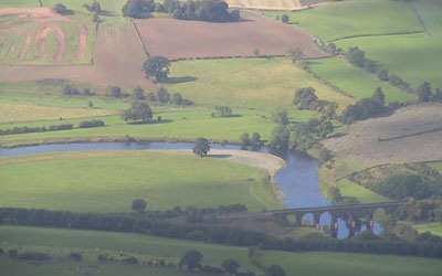 the River Eden catchment at Eden Lacy, near Lazonby