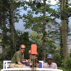 Professor Nick Hewitt in Malaysia: courtesy of Ben Langford