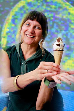 Dr Laura Kormos will give the first lecture: 'Neutrinos are not ice cream (and other quantum nursery rhymes)'