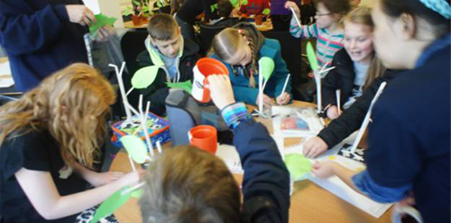 Local pupils learn about plant structures at Lancaster Environment Centre