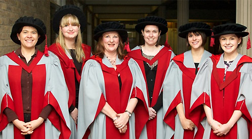 (l-r) Judith Lunn, Erin Beatty, Alex Sandham, Emma Threadgold, Stephanie Malone and Felicity Wolohan