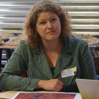 Beth Brockett, Phd Student, LEC. Photo: Anita Sedgewick