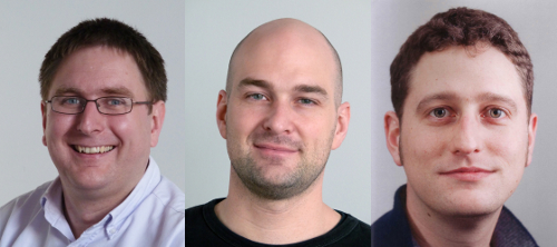(L-R) Professor Idris Eckley, Dr Thomas Jaki and Dr Paul Levy