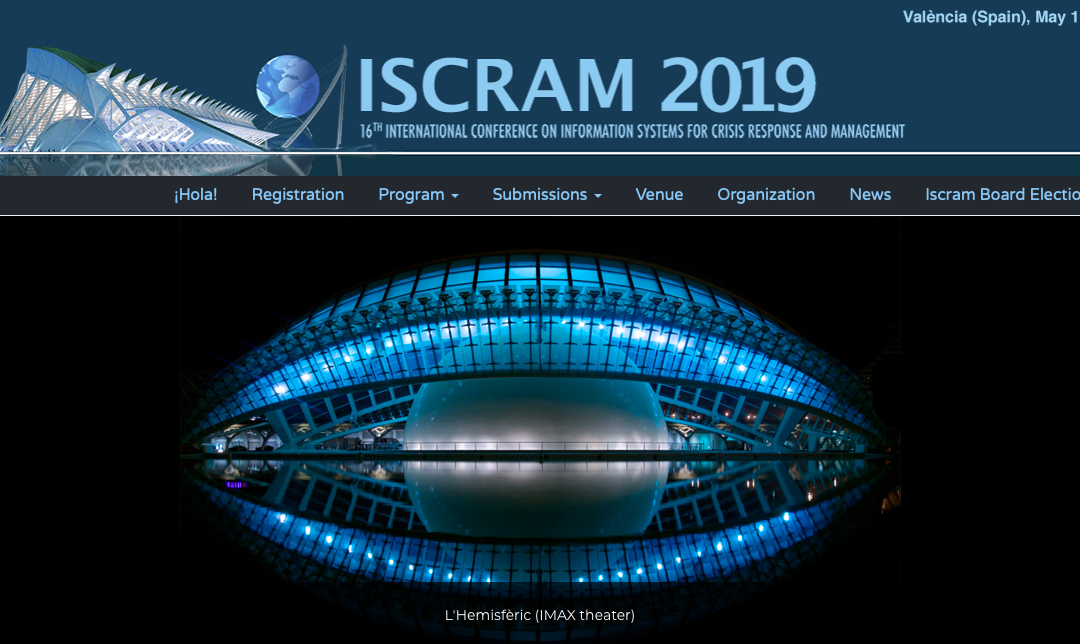Making IT personal: Monika Buscher and Lixiong Chen at ISCRAM 2019