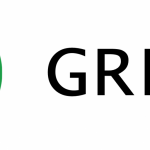 A green circle with white circles and lines connecting them to form a network within it. The word GREAT is written next to the green circle.
