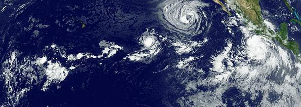 close up of oceans on photograph of the earth from space