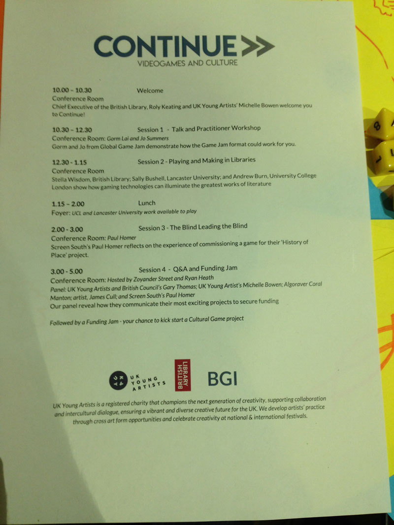 Continue programme